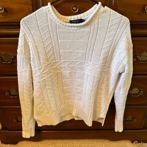Ralph Lauren polo white sweater